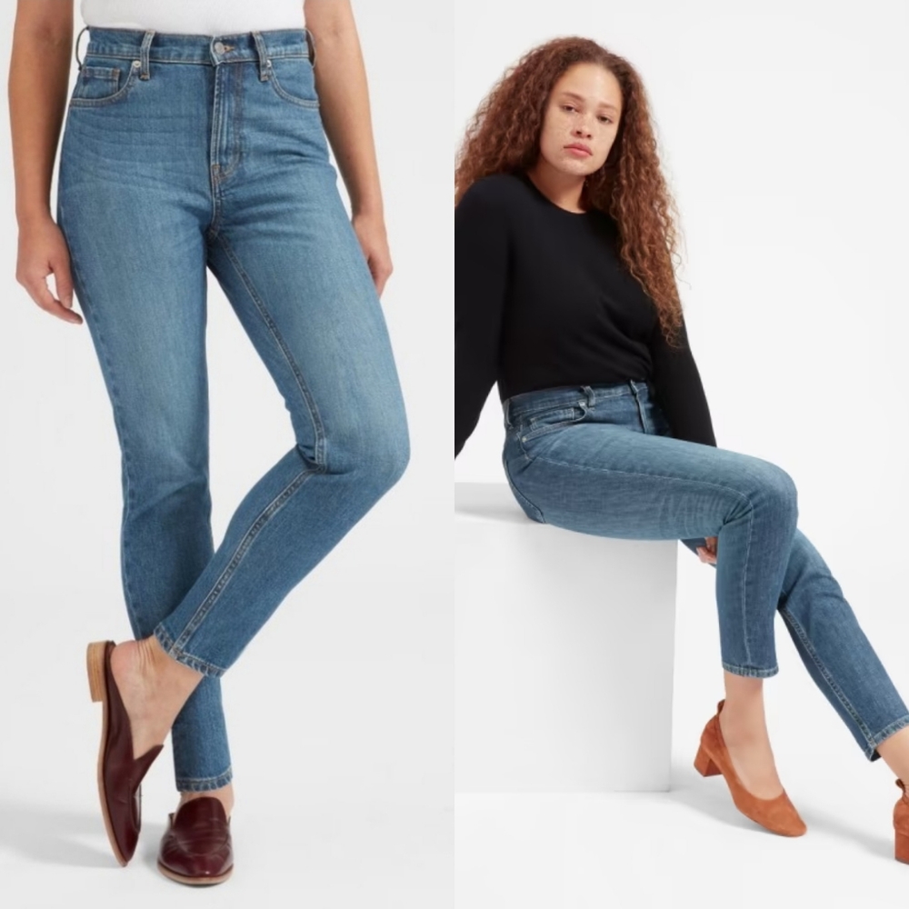 🌞Everlane Ankle Skinny Jean Medium Wash Stretch Size 29